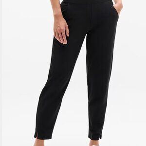 Athleta Straight-Leg Black Pants